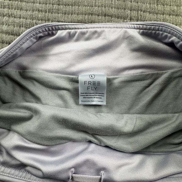 Free Fly Active Breeze Running Short Mens L 6" Inseam Lined Purple Fishing Gym - Picture 7 of 8